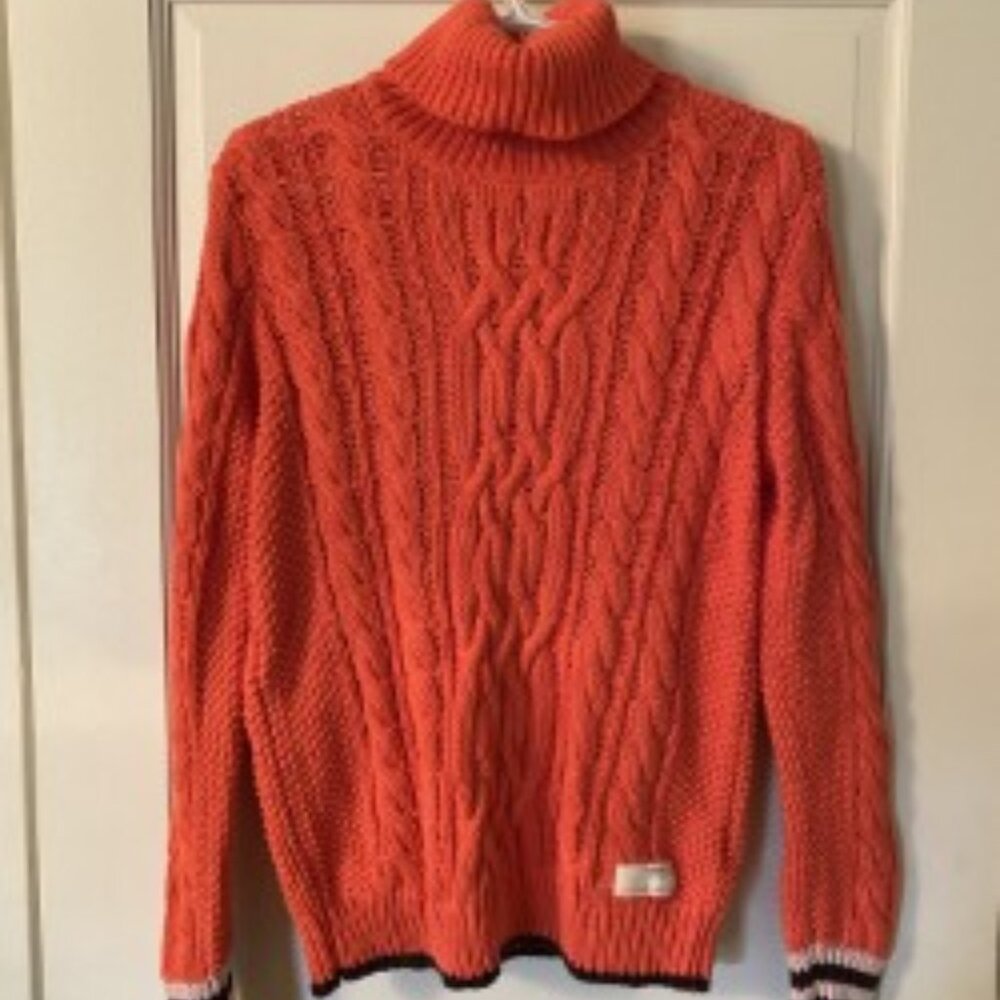 Odd Molly orange turtleneck sweater